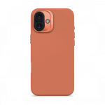 Decoded AntiMicrobial Silicone Backcover Apple iPhone 16 Plus, Sand Stone Pink