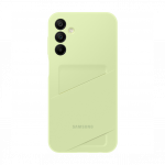 Samsung Galaxy A15 kaarditaskuga &uuml;mbris heleroheline