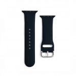 Apple Watch Watch Ultra / 9 / 8 / 7 / 6 / 5 / 4 / 3 / 2 / SE (49 / 45 / 44 / 42mm) silikoonrihm must