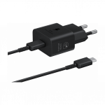 Samsung EP-T2510 USB-C 25W vooluadapter ja USB-C kaabel, must