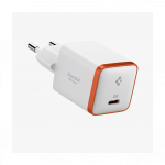 Toalaadija adapter ArcStation Essential 30W USB-C, valge, kiirlaadimine, Spigen