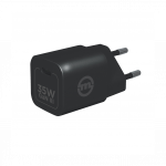 Toalaadija adapter USB-C juhtmele 35W GaN III, must, PD 3.0 kiirlaadimine, Mobile Origin