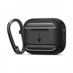 Kaitse&uuml;mbris Rugged Armor, Apple AirPods Pro 3, must, Spigen