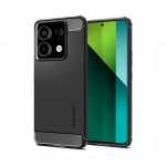 Kaitse&uuml;mbris Rugged Armor, Xiaomi Redmi Note 13 Pro 5G / Poco X6, must, Spigen