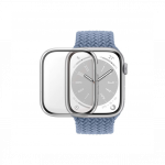 Kaitseklaas &uuml;mbrisega Apple Watch Series 9 (41mm), l&auml;bipaistva &auml;&auml;rega, eemaldatav, D3O, PanzerGlass