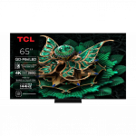 Teler TCL C7K, 65" 4K UHD, Mini LED, must