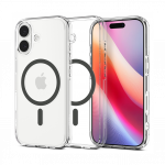 Kaitse&uuml;mbris Ultra Hybrid (MagFit), Apple iPhone 17, l&auml;bipaistev tumehalli MagSafe ringiga, Spigen