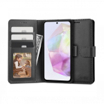 Kaitse&uuml;mbris kaanega Wallet, Samsung Galaxy A35, must, Tech-Protect