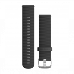Garmin Quick Release 20 mm Black Silver hardware
