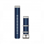 Garmin QuickFit 22mm Striped Jacquard-Weave Nylon Indigo Strap