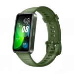 Huawei Band 8 with Emerald Green Silicone Strap