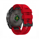 Kellarihm Garmin Fenix 5X / 5X Plus / 6X / 6X Pro / 7X / 8 (51 mm)) Tech-Protect Silicone Line Strap, punane