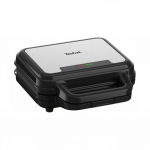 Vahvlimasin, V&otilde;ileivagrill & Panini Press Tefal UltraCompact 3in1, hall/must