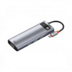 Baseus USB-C jagaja multifunctional 9in1 USB Type C HUB - 3x USB 3.2 Gen 1 5Gbps / USB Type C PD 100W / VGA Full HD 60Hz / HDMI 4K 30Hz / TF and SD card reader / RJ45 1Gbps