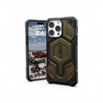Kaitse&uuml;mbris Monarch Pro MagSafe, Apple iPhone 15 Pro Max, Kevlar militaarroheline, Urban Armor Gear (UAG)
