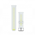 Garmin Forerunner 22mm Whitestone Translucent Amper Yellow With Silver Hardware