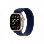 Apple Watch Ultra 2 GPS + Cellular 49mm Natural Titanium Case with Blue Trail Loop- M/L