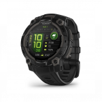 Garmin Instinct 3 45mm Black with black watch strap Amoled