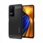 Kaitse&uuml;mbris Rugged Armor Xiaomi Poco F4 Spigen, must