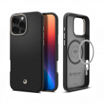 Kaitse&uuml;mbris Enzo Aramid (MagFit), Apple iPhone 16 Pro, MagSafe, must, Spigen