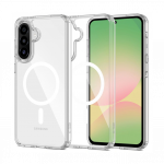 Kaitse&uuml;mbris FlexAir Hybrid MagSafe, Samsung Galaxy A17 / A17 5G, l&auml;bipaistev valge MagSafe ringiga, Tech-Protect