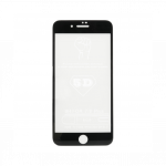 Apple iPhone 6 / iPhone 6s / iPhone 7 / iPhone 8 / iPhone SE 2020 / iPhone SE 2022 - kaitseklaas 5D, musta &auml;&auml;rega
