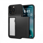Kaitse&uuml;mbris kaarditaskuga Slim Armor CS, Apple iPhone 15 Pro, must, Spigen