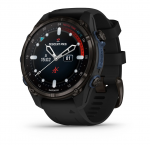 Garmin Descent Mk3i 43 mm Carbon Grey DLC Titanium With Black Silicone Band
