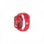 Apple Watch Series 9 GPS + Cellular 45mm Red Aluminum Case with Red Sport Band M/L