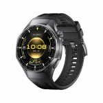 Huawei Watch GT 6 Pro 46mm Titanium Alloy Case with Black Fluoroelastomer Strap