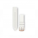 Garmin Quick Release 20 mm White Italian Leather Rose Gold PVD hardware