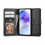 Kaitse&uuml;mbris kaanega Wallet, Samsung Galaxy A55, must, Tech-Protect