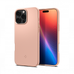 Kaitse&uuml;mbris Thin Fit (MagFit), Apple iPhone 16 Pro Max, roosa, &otilde;huke, MagSafe, Spigen