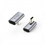 Nurgaadapter USB-C otsik -> USB-C pesa, 90 kraadi, hall, AA03, Tech-Protect