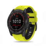 Kellarihm Garmin Fenix 3 / 5X / 3HR / 5X Plus / 6X / 6X Pro / 7X Tech-Protect IconBand, kollane-must