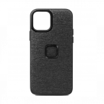 Kaitse&uuml;mbris Everyday Case, Apple iPhone 14, tumehall, MagSafe, riidest tagak&uuml;ljega, Peak Design