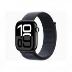 Apple Watch Series 10 GPS 42mm Jet Black Aluminum Case with Ink Sport Loop