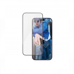 Kaitseklaas Apple iPhone 16 Plus / iPhone 15 Plus, musta &auml;&auml;rega, Ultra-Wide Fit, PanzerGlass