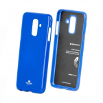 Samsung SM-A600F Galaxy A6 2018, Silikoon&uuml;mbris, Pearl, Mercury, tumesinine