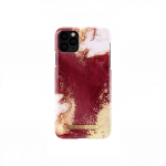 Fashion Case iPhone 11 Pro Max Golden Burgundy Marble