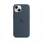 Apple iPhone 15 Silicone Case with MagSafe Storm Blue