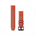 Garmin epix Pro Gen2 22mm QuickFit Fl Red Graphite Silicone Band