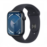 Apple Watch Series 9 GPS 45mm Midnight Aluminum Case with Midnight Sport Band S/M