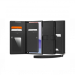 Kaitse&uuml;mbris kaanega Wallet S Plus, Samsung Galaxy S24 Ultra, must, Spigen