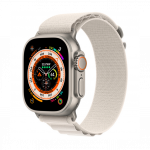 Apple Watch Ultra GPS + Cellular Titanium Starlight Alpine Loop - Medium