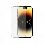 Kaitseklaas Apple iPhone 14 Pro, musta &auml;&auml;rega, Ultra-Wide Fit, PanzerGlass