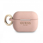 Apple AirPods Pro silikoon&uuml;mbris GUAPSGGEP Guess Pink Glitter
