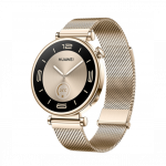 Huawei Watch GT 4 41mm Gold Stainless Steel Case with Gold Milanese Strap