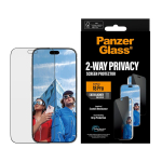 Kaitseklaas privaatsusfiltriga Apple iPhone 18 Pro Ultra-Wide Fit EasyAligner Paigaldusraamiga PanzerGlass