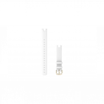 Garmin Lily Bands (14 mm) White Italian Leather Large